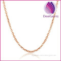 Wholesale 2mm wide rose gold stainless steel 'O' chain